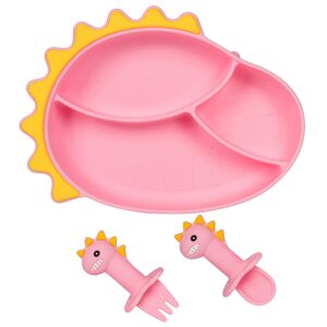 Plato de silicona dino