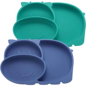 Plato de silicona hipopótamo